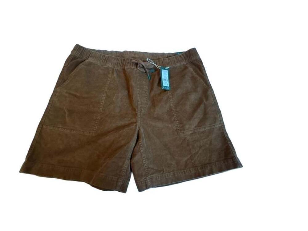 Alpine Design Men's XXL Mad Hike Cord Shorts in Roasted Coffee